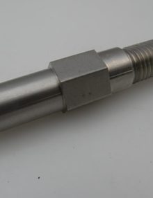 30031290 - SHAFT BRG AXLE W/HEX 0.669 DIAX3.927 STAINLESS STEEL