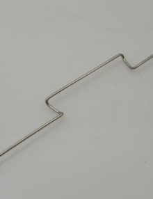 30056446 - CLIP SPLICE 3-SPACE WIRE CONVEYOR BELT FOR 18IN W 1/2IN PITCH 0.072IN WIRE DIA 7 SPACES ACROSS WIDTH STAINLESS STEEL