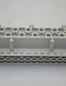 30057694 - CONNECTOR QD FEMALE INSERT 24P PLUS GND 600V 16A 14AWG SCREW TERMINALS LABELED 25 THRU 48
