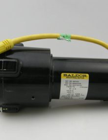 30075529 - GEARMOTOR W/12IN L CABLE  and  3P MALE RECEPTACLE 1/4HP 90VDC 50:1 50RPM PARALLEL SHAFT 250IN-LBS PERMANENT MAGNET GPP7460 W/ M8X1.25MM MOUNTING HOLES