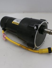 30075530 - GEARMOTOR W/12IN L CABLE  and  3P MALE RECEPTACLE 1/8HP 90VDC 300:1 8.3RPM PARALLEL SHAFT 330IN-LBS PERMANENT MAGNET GPP7459 W/ M8X1.25MM MOUNTING HOLES