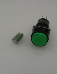 30081544 - SWITCH PUSH BUTTON ASM 16MM IEC 9001 MOMENTARY ILLUMINATED 24V 1NO/1NC BULB LED (OBS-USE 30138290  and  30136965)