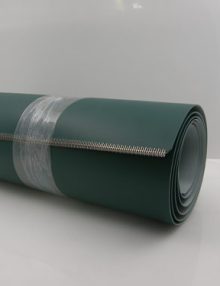 30084869 - BELT CONVEYOR 15 X 87-1/4 X 1/16 THK URETHANE MATTE FINISH W/ V-GUIDE 2GN1-3E24 LACED GREEN