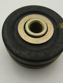 30121505 - WHEEL 110LB CAPACITY 2 X 7/8 NEOPRENE RUBBER W/BALL BEARING FOR 3/8 SHAFT