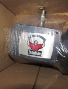 30127050 - REDUCER BMQ821 40:1 RIGHT ANGLE RIGHT HAND OUTPUT ASSEMBLY 3 56C FACE MOBIL GLYGOYLE 460 LUBRICANT (-10 TO +105F) / CLOSED KEYWAY 1/8 FROM END OF SHAFT / FILLED FOR OUTPUT SHAFT VERTICAL MOUNTING POSITION (FOOD GRADE STANDARD)