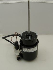 30133911 - MOTOR ASY 1/15HP 230VAC 50/60HZ 1550/1050RPM SHAFT-END MOUNT 5/16DIA X 6IN L SHAFT WITH 4-PIN MALE QD CONNECTOR WITH INTERNAL STRAIGHT THREADS