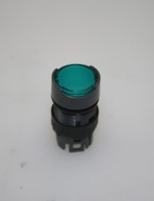 30138290 - SWITCH ACCESSORY ILLUMINATED PUSH BUTTON FLUSH HEAD ROUND GREEN LED 16MM