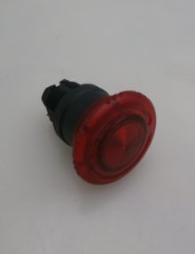 30138292 - SWITCH PUSH BUTTON HEAD 22MM PUSH/TWIST-TO-RELEASE ILLUMINATED RED 40MM MUSHROOM HEAD