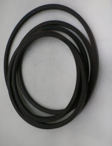 30141729 - BELT DRIVE V-STYLE B-SECTION 185 I.D. W/ HEAVY DUTY 0.055IN DIA ARAMID/KEVLAR CORDS AND BAREBACK CLUTCHING COVER (USED WITH MINIMUM 5 DIA PULLEYS.)