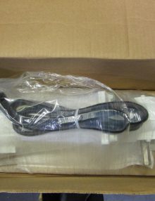 30141845 - GEARMOTOR 0.47HP 90VDC 2800RPM 40:1 70RPM OUTPUT TENV W/7FT 18AWG CORD 5/8IN DIA OUTPUT SHAFT / PAINT LEESON WHITE / (WITH BLACK LEAD POSITIVE MOTOR TURNS CLOCKWISE LEAD-END) / STANDARD KEY (0.1855/0.1875) / M6 X 1.0 SHAFT END TAP/ (-20 TO 0 DEG F) / (FREEZER EQUIVALENT OF 30141842)