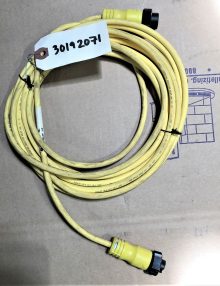 30192071 - CABLE ELECTRICAL 4 COND 18AWG EXTENSION MF MINI QD 20FT TPE FLEX RATED INTERNAL MALE THREADS