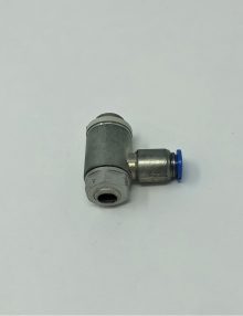 30195646 - FITTING FLOW CONTROL 90 DEGREE SWIVEL MALE G1/4 THREAD 6MM PUSH-IN