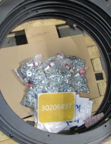 30206497 - BEARING ASM S-SERIES S300/1500 WRAP ARM ROTATION W/MULTI-ENVIRONMENT BEARING (FOOD GRADE / -35 TO 120 C / -31 TO 248 F) (WITH ALL FIELD REPLACEMENT FASTENERS)Heavy item, non-standard freight rates apply.