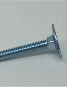 30207264 - FASTENER BOLT ELEVATOR SQUARE-NECK 3/8-16UNC X 2-1/2 X 1-5/16 DIA HEAD - ZINC PLATED STEEL