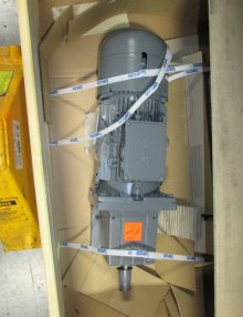 30208102 - GEARMOTOR W/BRAKE 5HP 230/460VAC 3PH 50/60HZ 1758RPM 5.324:1 330RPM 1-1/4DIA INLINE OUTPUT SHAFT SIZE 14 BRAKE AND HAND RELEASE 24VDC BRAKEASDF COIL (GST06-2MVBR-112CM4) (6.8FLA WITH Y CONNECTION 460V 60HTZ / 7.8FLA WITH Y CONNECTION 400V 50HZ)