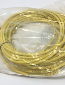 30213496 - CABLE ELECTRICAL DC PICO (M8) FEMALE R-ANG 3-PIN PVC CABLE YELLOW UNSHIELDED 24AWG IEC COLOR CODED PICO MALE STRAIGHT 3-PIN 8 METER