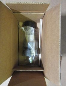 30219121 - GEARMOTOR W/ 1FT L CABLE  and  3P MALE RECEPTACLE 1/4HP 180VDC 50:1 50RPM PARALLEL SHAFT 250IN-LBS PERMANENT MAGNET GPP7460 W/ M8X1.25MM MOUNTING HOLES (OUTPUT SHAFT ROTATION CCW W/ WHITE LEAD TO POSITIVE)