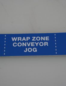 50170345 - MEMBRANE INSERT BLUE WRAP ZONE CONVEYOR