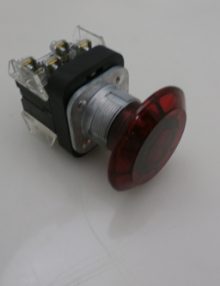 C-005600 - SWITCH PUSH BUTTON ASSEMBLY 30.5MM PUSH/PULL ILLUMINATED 24V RED JUMBO MUSHROOM HEAD 1NO/1NCLB NEMA 4/13