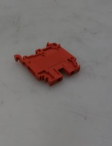 P-010541 - TERMINAL BLOCK ORANGE SCREW CLAMP 2P 22-10AWG DIN MOUNT 600V 30A