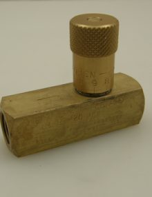 P6043000 - VALVE FLOW CONTROL INLINE 1/4 FREE FLOW (API 0958)