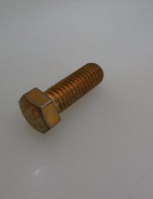 S-005141 - FASTENER BOLT 7/16-14 X 1-1/4 HEX HEAD GRADE 5 YELLOW ZINC DICHROMATE PLATING